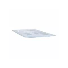 Cambro Food Pan Cover w/ Handle, Translucent, 1/2 Size - 20