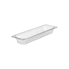 Cambro camwear food pan, clear, 3.2 qt , 2-1/2