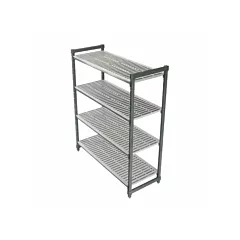Cambro camshelving elements stationary starter unit, 4-tier,