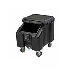 Cambro scouvercleingcouvercle mobile ice caddy, noir, 28-3/4