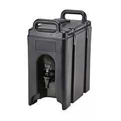 Cambro Camtainer 2.5 Gallon Insulated Beverage Dispenser, Black(250LCD110)