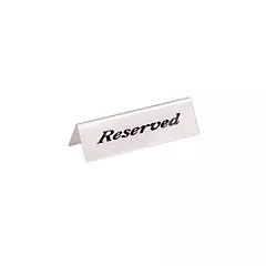 American metalcraft message tent sign 