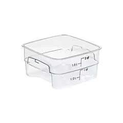 Cambro camsquare freshpro food container, 2 qt, 7-1/2
