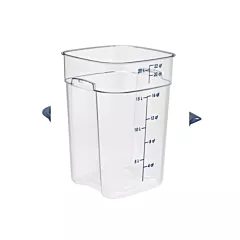 Cambro CamSquare FreshPro Food Container, 22 qt, 11.4