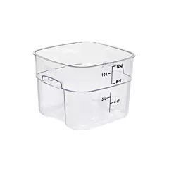Cambro camsquare freshpro food container, 12 qt, 11.4