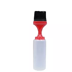 Chef Master Mr. Bar-B-Q Silicone Bristle Basting Bottle w/ S