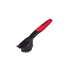 Chef master scrub brush w/ scraper, 9-4/5