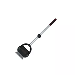 Chef master horseshoe broiler brush w/ scraper, 27-1/2