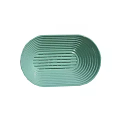 Matfer bourgeat oval aeration bread basket, 1 lb capacity, 8