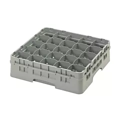 Cambro 25S418151 Camrack Glass Rack with 25 Compartments, Grey