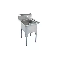 Tarrison Stainless Steel Corner Drain Single Pot Sink No Dra