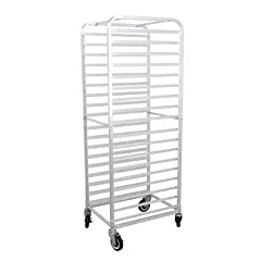 Nella Full Size 18 Tier Curved Top Bun Pan Rack, Aluminum, 3