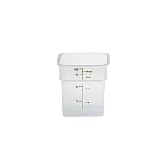 Cambro CamSquare, Translucent, 4 qt - 4SFSPP190 025/4SFSPP19