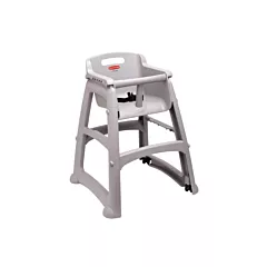 Rubbermaid Sturdy Chair Youth Seat, Silver - FG781408PLAT 15