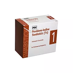 PDI 10% Povidone-Iodine Swabstick, 1 each/pack, 50/box