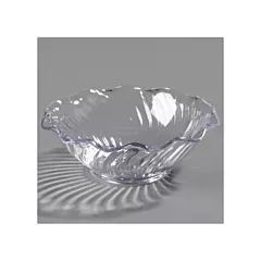 Carlisle Plastic Tulip Berry Dish, Clear, 5 oz - 4531 CLEAR