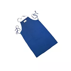 Tucker Safety Products Burnguard Bib Style Apron, Blue, 36