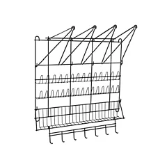 Ateco Pastry Bag & Tip Drying Rack, Stainless Steel, 23