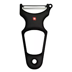 Toolswiss Classinox Vegetable Peeler, Black