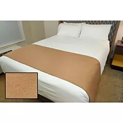 Foundation Signature Hospitality Bed Runners, Color Sandalwood-Double 25