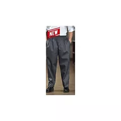Premium Uniforms Baggy Chef Pants, Black, Medium(3040B-M)