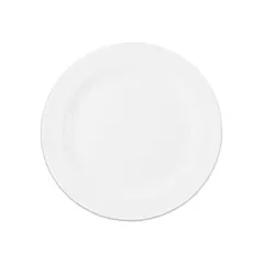 Dudson Classic Plate Mid Rim, White, 6 3/8
