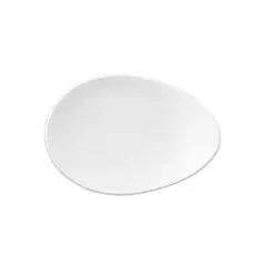 Dudson geometrix teardrop plate, white, 11