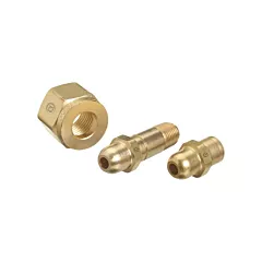 Western Enterprises Regulator Nipple, Brass (63-M1)