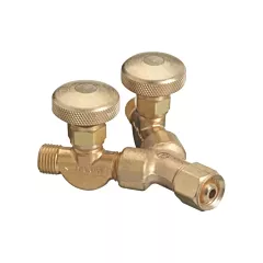 Western Enterprises Raccords avec vannes en Y, laiton, Laiton (111)