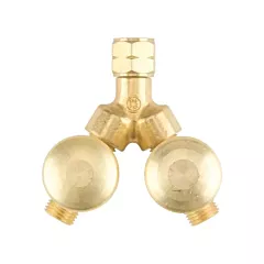 Western Enterprises Raccords avec vannes en Y, laiton, Laiton (112)