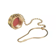 Western Enterprises Ensemble de chaîne et bouchon, Laiton (DC-B7)