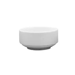 Continental polaris plain white stacking soup bowl, 10 oz -