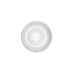 Continental Polaris Plain White Double Well Saucer, 6