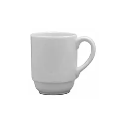 Continental Polaris Plain White Stacking Mug, 10 oz - 50CCPW