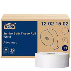 Tork 2-Ply Advanced Jumbo Bathroom Tissue -1600 feet -Case of 6