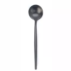 Natural Living Small Black Spoon