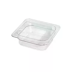Cambro camwear pan, clear, 1/9 size 2.5