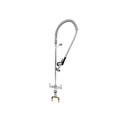 Dormont Pre-Rinse Deck Mount Unit w/ Wall Bracket - lfp-ds4b