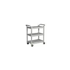 Rubbermaid Three Tier Utility Cart, Grey - 33