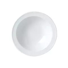 Steelite simplicity stone rim fruit bowl, white, 5.25