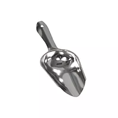 Browne Stainless Steel Ice Scoop, 4 oz, 3