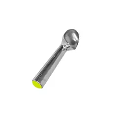 Browne One-Piece Aluminum Ice Cream Dipper, Yellow, #12, 3 o