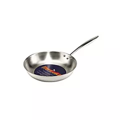 Browne Thermalloy Stainless Steel Deluxe Fry Pan, 9.5