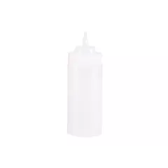 Browne Wide Mouth Squeeze Bottle, Clear, 16 oz - 57801600 01