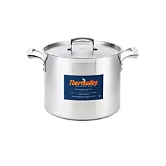 Browne thermalloy stainless steel stock pot, 16 qt - 5723916