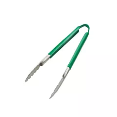 Browne color-coded one-piece tongs, green, 9