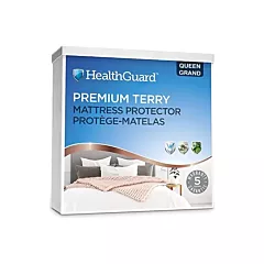 HealthGuard Premium 100% Waterproof Terry Mattress Protector
