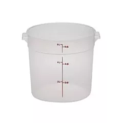 Cambro Round Container, Translucent, 6 qt - 6PP190 025/6pp19