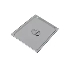 Browne stainless steel socouvercle steam table pan cover, 1/2 size