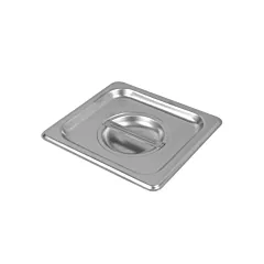 Browne stainless steel socouvercle steam table pan cover, 1/6 size